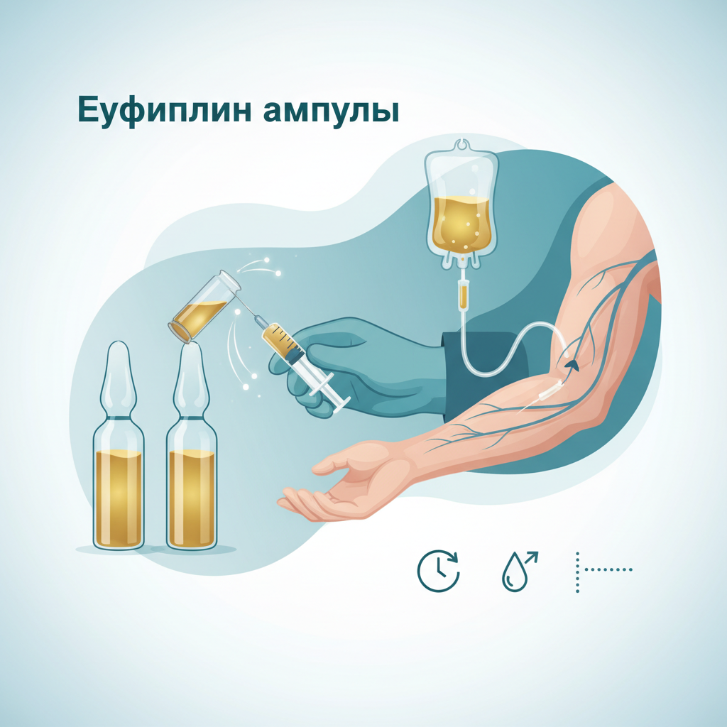 Как вводят Эуфиллин в ампулах: схемы и особенности — иллюстрация к статье «еуфилин ампулы»