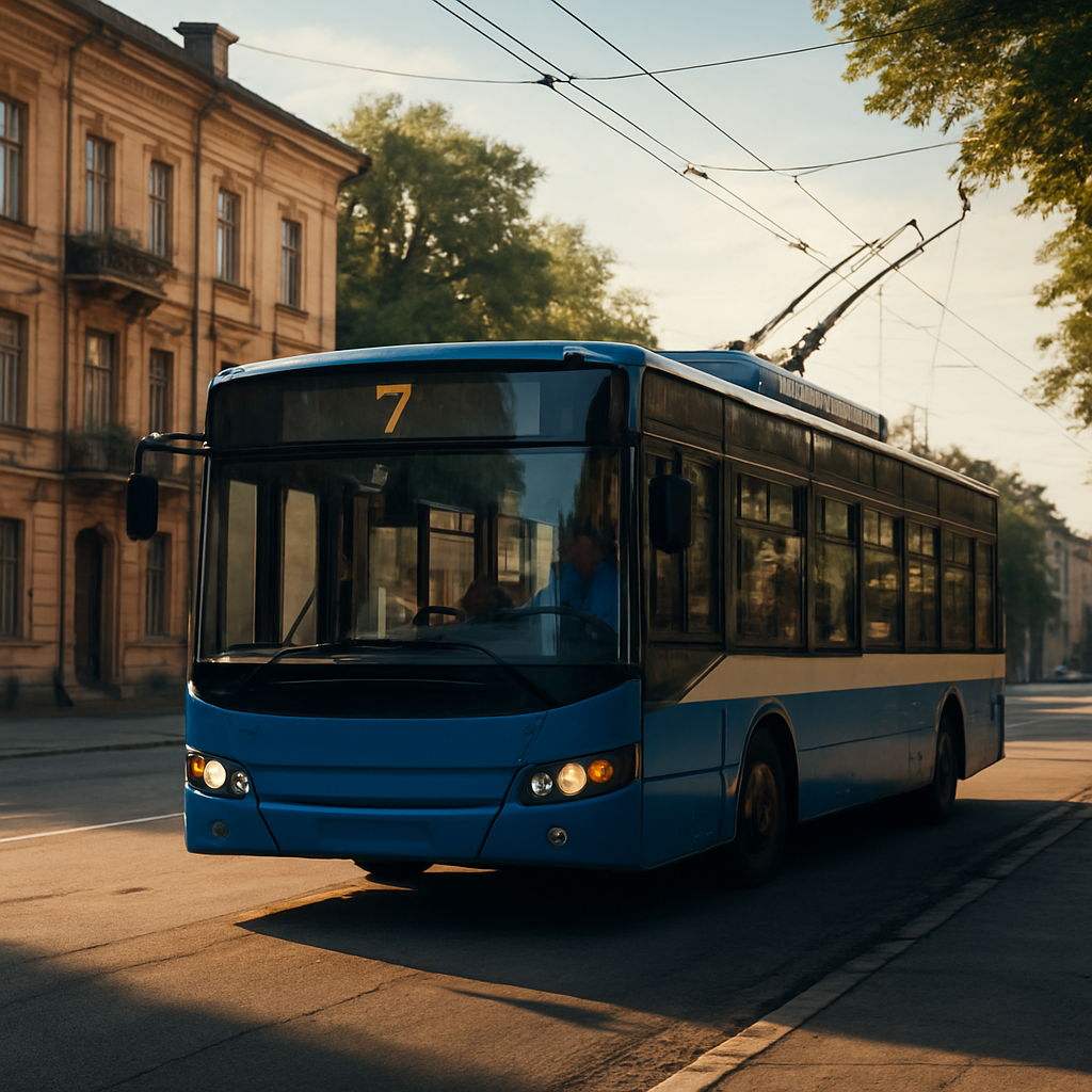 Троллейбус 7 Полтава: маршрут, остановки, расписание